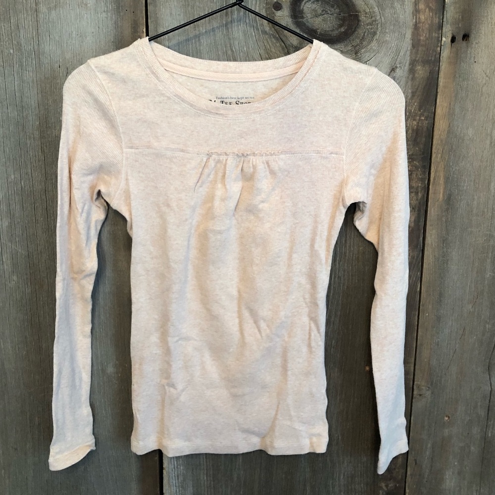 Victoria’s Secret Y2K The Tee Shop Ruched Scoopneck Shell Heather Size Small
